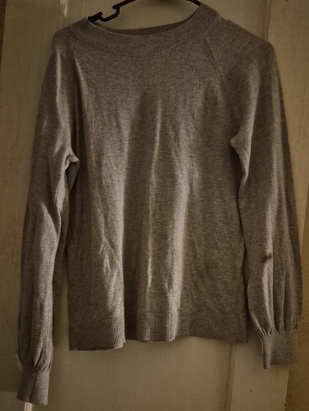 Talbots Women's Crewneck Sweater in Heather Gray